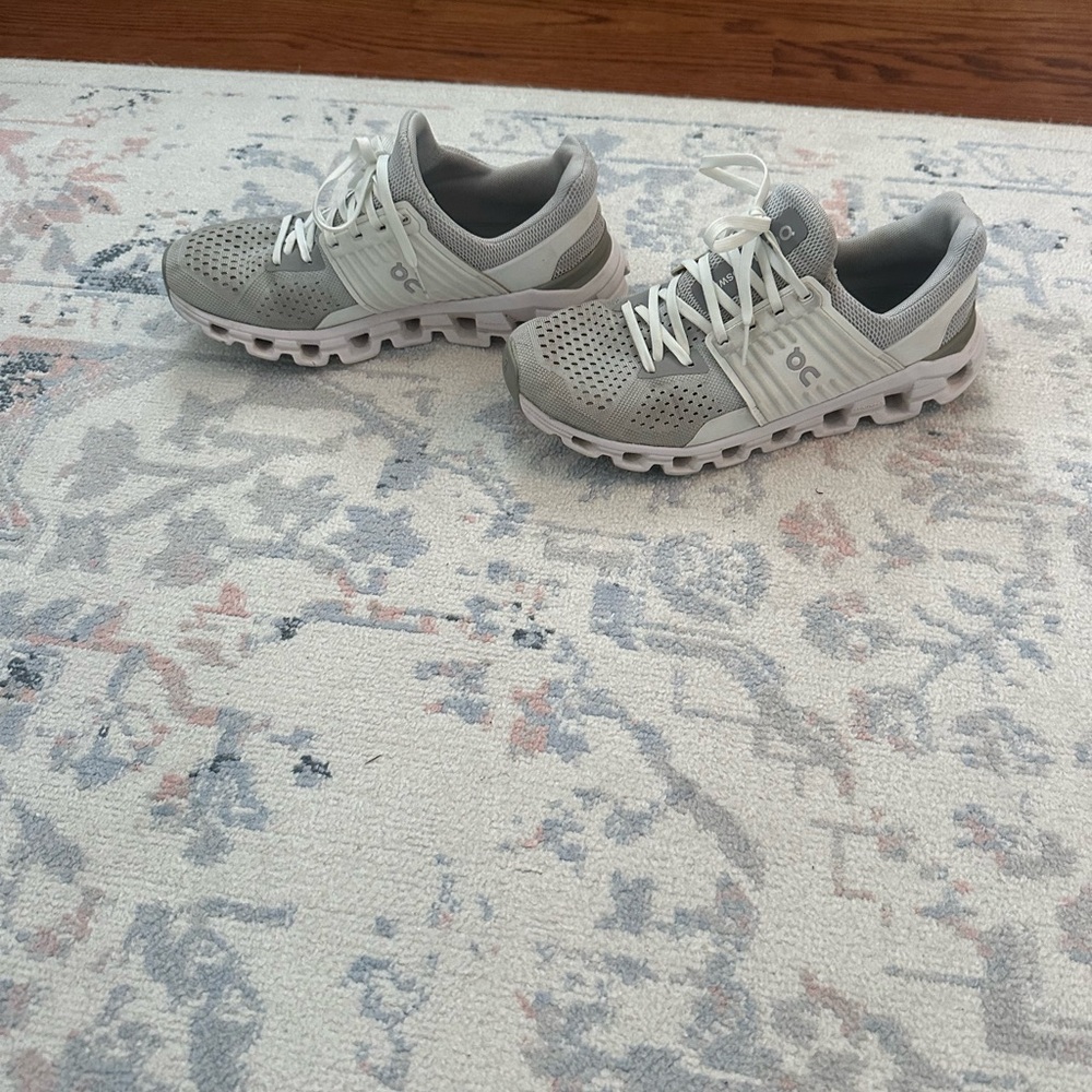 On Running Light Gray Athletic Shoes